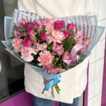 Букет из белых роз «Маршмеллоу» от интернет-магазина «ДУЙ СЮДА!»в Чите