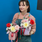 Цветы в корзине «Прованс» от интернет-магазина «ДУЙ СЮДА!»в Чите