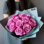 Букет с розами «Счастливый день» от интернет-магазина «ДУЙ СЮДА!»в Чите