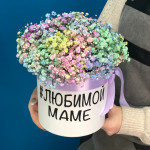 Розовые диантусы с эвкалиптом от интернет-магазина «ДУЙ СЮДА!»в Чите